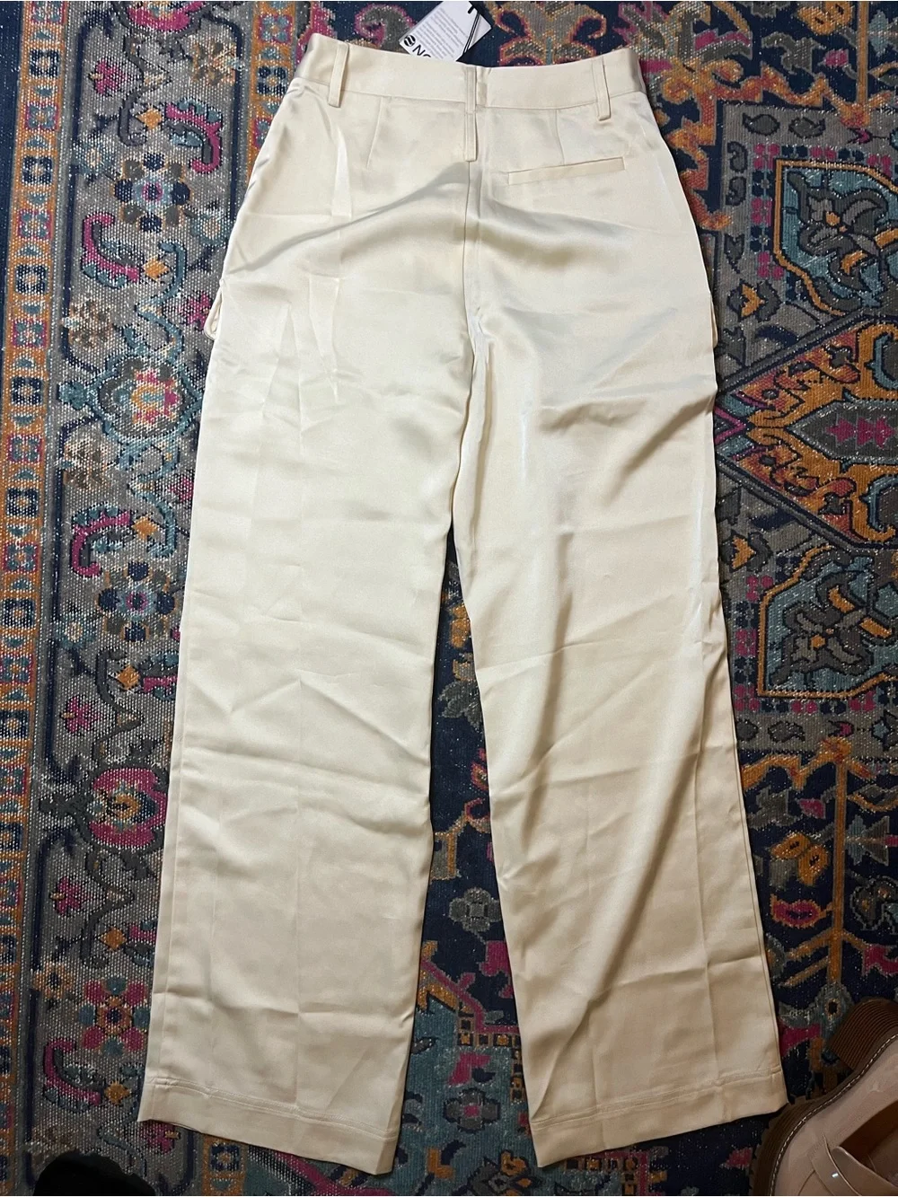 NOLI Milan Satin Cargo Pants - Picture 3 of 4
